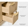 thumbnail image 4 of Turlington 36 in. Bath Vanity in Oak with White Quartz Top and Undermount Basin, 4 of 6