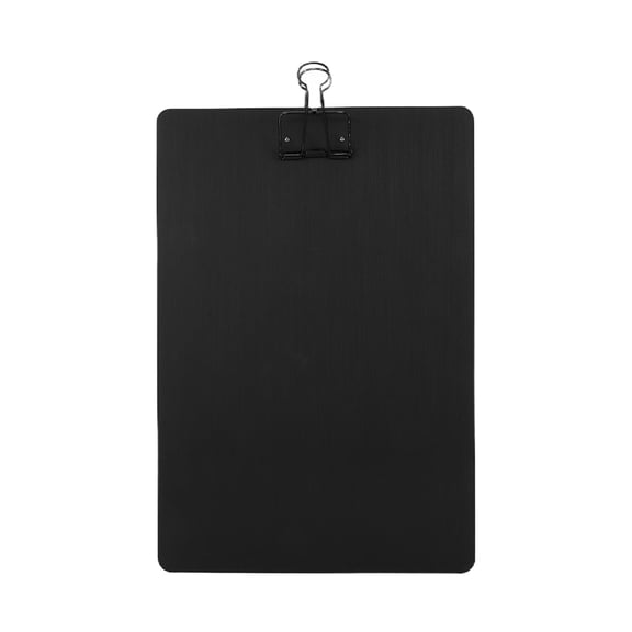 Xirurus Rust‑Proof Metal Clipboard & Drawing Board – Hangable, Scratch‑Resistant, Wear‑Proof, 8.5" x 12.5" Black