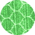 thumbnail image 1 of Ahgly Company Indoor Round Abstract Green Contemporary Area Rugs, 7' Round, 1 of 1