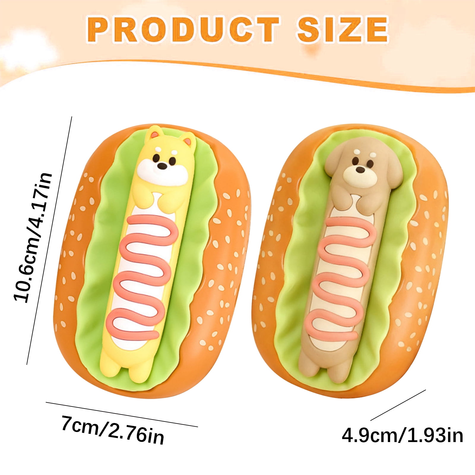 ZMKIAG Hot Dog Shaped Hand Warmer - Cute Rapid Heating Portable Heater with Rechargeable Battery, Fun Design for Winter Commuting, 𝗦𝗰𝗵𝗼𝗼𝗹 and Outdoor Activities
