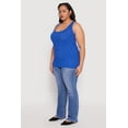 thumbnail image 3 of Womens Plus Size Rib Knit Tank Top, 3 of 4