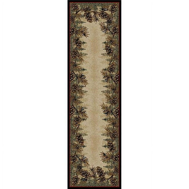 Mayberry Rug AD3823 2X8 2 Pi 3 Po x 7 Pi 7 Po Destination Américaine Tapis de Montagne le Conte, Multicolore