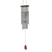 BSHAPPLUS® 32 Wind Chimes,27 Tubes Metal Wind Chimes Silver Tube Wind Chime Chapel Church Bells Outdoor Garden Yard Indoor Pathway Hanging Home Decoration
