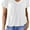 White, variant on Women's Casual Summer T Shirts Short Sleeve V Neck Tops Tshirts