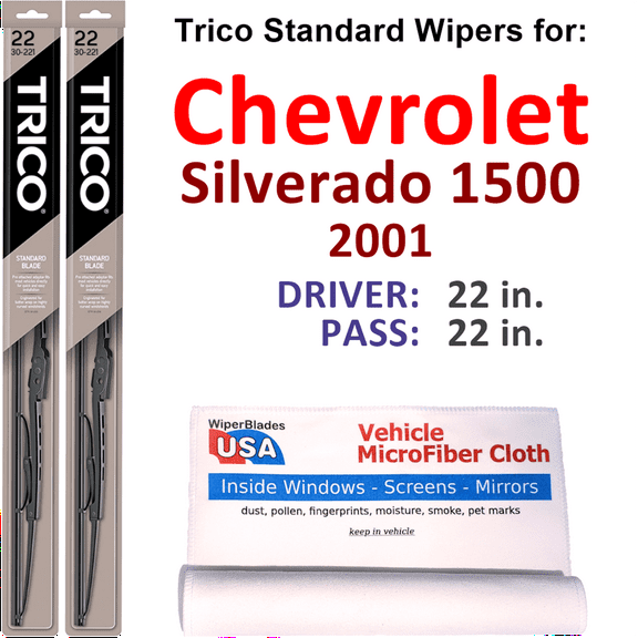 2001 Chevrolet Silverado 1500 Wiper Blades (Set of 2)