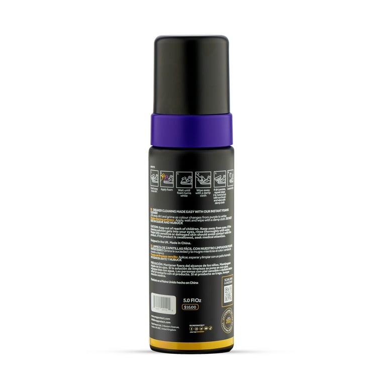 Crep Protect Foam Shoe Cleaner 5oz Ready To Use Formula for Leather Canvas Nylon Sneakers