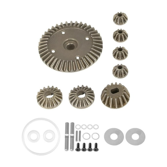 BELOVING Differential Gear Set 1/10 Scale Upgrades Practical Sturdy Compact Professional