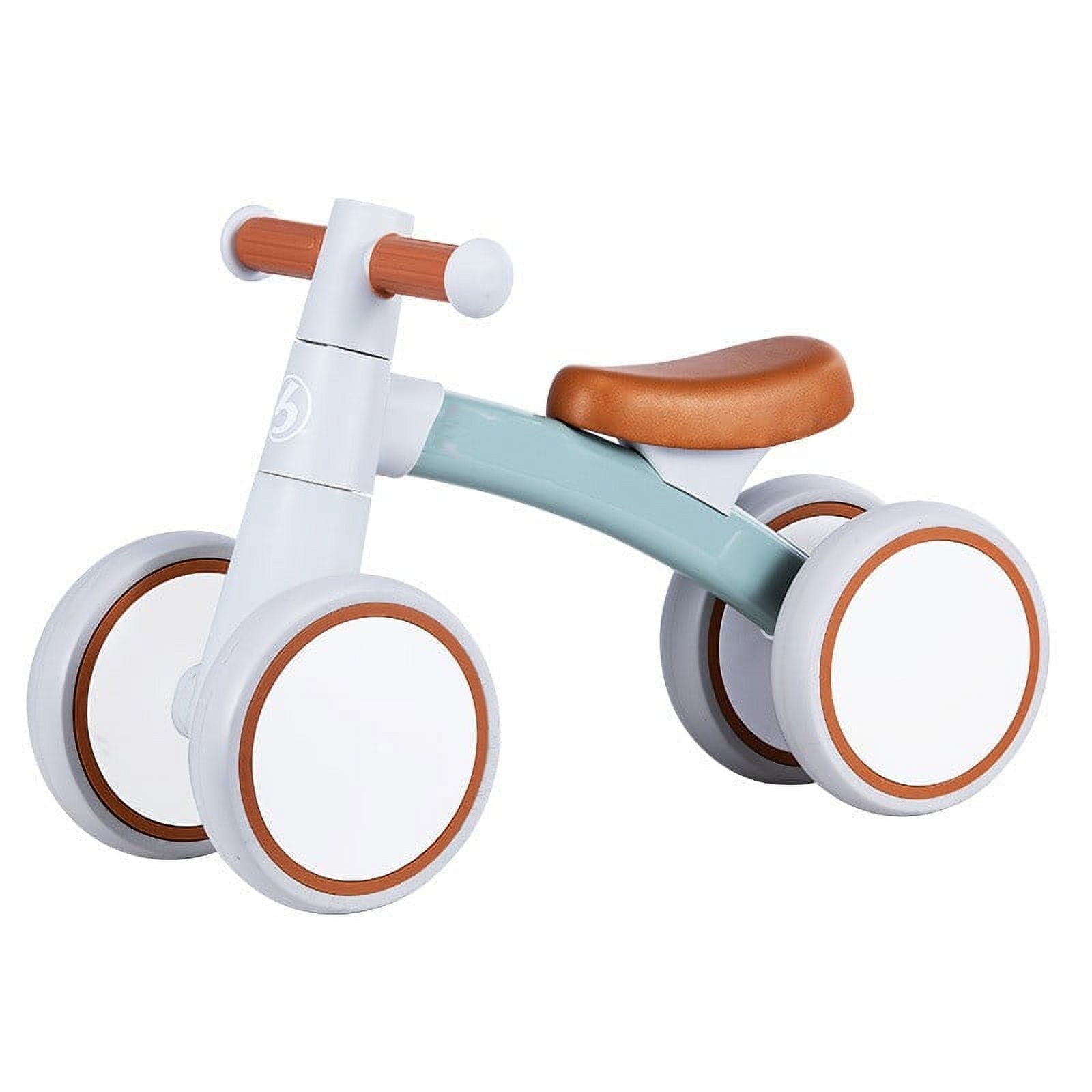 JUNWELL Baby Balance Bike for 1 Year Old Boys Girls 12-24 Month Toddler 4 Wheels Toddler First Birthday Gifts