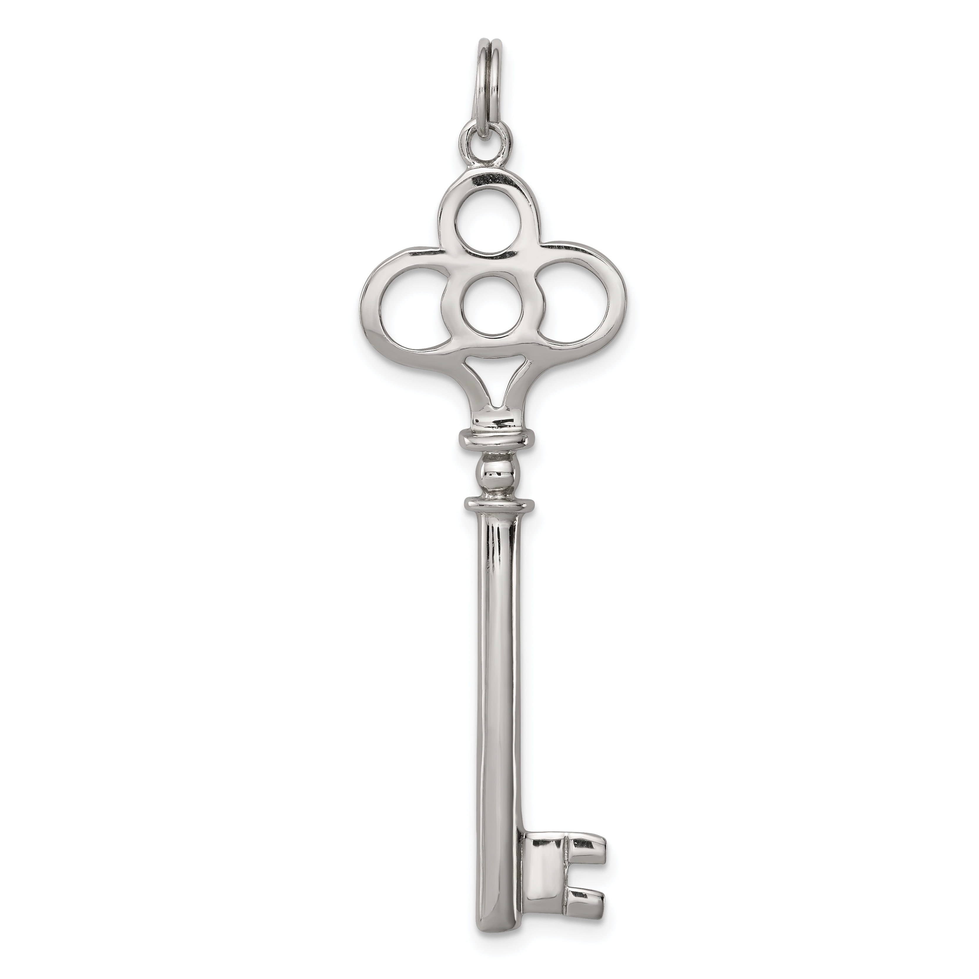 The Key Collection - Sterling Silver Key Pendant QP1520 (2.48 grams ...