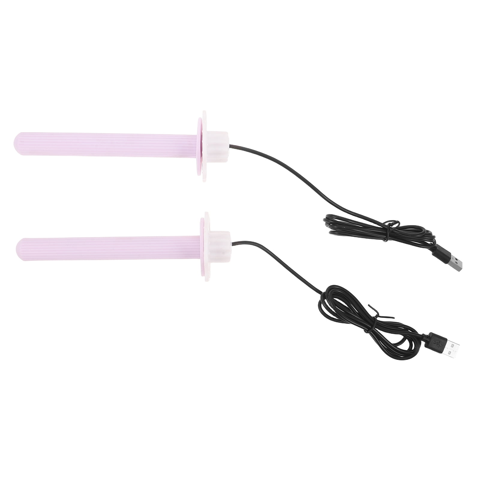 FENGGUIQU 2pcs USB Heated Bird Perch Platform Rod for Cockatiel Cages Lavender
