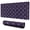 Dark Purple Cartoon, variant on Long Mouse Pads for Desk,Dark Cartoon Unicorn Pattern Desk Mats on Top Of Desks, Desk Mouse Pad Extra Large with 3mm Non-Slip Base and Stitched Edge for Gaming,Office,Work,Home 31.5"x11.8"