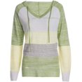 thumbnail image 2 of Womens Pullover Hoodie Sweaters Color Block Long Sleeve Sweatshirts Lounge Hoodie Tops, 2 of 7
