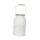 thumbnail image 3 of Jarra de leche, jarrón de metal para flores, elegante cubo decorativo de hierro con asa para bodas, porche, sala de estar, dormitorio y decoración., 3 of 8