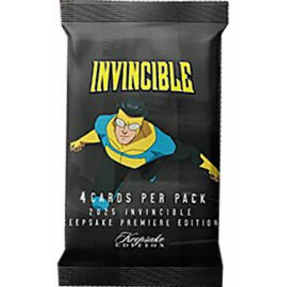 Invincible 2025 Season 1 Keepsake Premiere Trading Card HOBBY Pack (4 Cards)