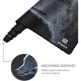 thumbnail image 3 of Gaming Mouse Mat/900 x 400 x 3 mm | XXL Mouse pad | Table mat/Large Size | Improved Precision and Speed | Rubber Base for Stable Grip on Smooth Surfaces Non-Slip (90x40Black005), 3 of 7