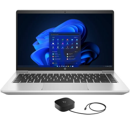 HP ProBook 440 G9 Home/Business Laptop (Intel i7-1255U 10-Core, 14.0in 60Hz Full HD (1920x1080), Intel Iris Xe, 16GB RAM, 512GB PCIe SSD, Win 11 Pro) with G5 Essential Dock