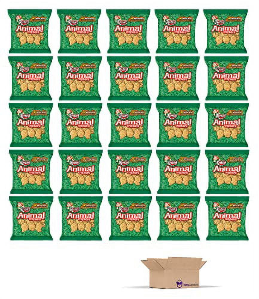Keeebler Animal Crackers 1 Oz., 50% Whole Grain, 25 Packs