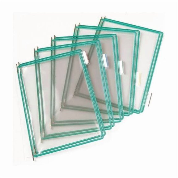 Tarifold Pivoting Pockets,Green,PK10 P050