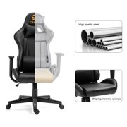 Gaming Chair with Zodiac Star Sign, Cancer Astrology Logo Ergonomic Computer Chair with Headrest Lumbar Support Recliner Height Adjustable Swivel Office Desk Chair, Constellation