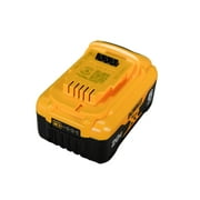 Dewalt 20V DCB206 Battery Two Pack DCB118 Fast Charger, 3-LED Fuel System