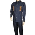 thumbnail image 3 of Men's Stacy Adams Two Piece Matching Walking Set Leisure Suit 15072 Indigo Blue, 3 of 9