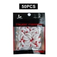 thumbnail image 4 of 50pcs 2.4cm 0.5g Maggot Bionic Señuelos de pesca Cebo suave artificial (Blanco) Likrtyny  Para estrenar, 4 of 8