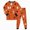 L004_Watermelon Red, variant on NOLDARES Baby and Kids' Sibling Matching Halloween and Holiday Funny Prints Pajama Sets