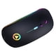 thumbnail image 3 of EeaseMX Ratón inalámbrico RGB colorido, luminoso, silencioso y de carga, para ordenador, para uso profesional (negro), 3 of 7