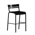 thumbnail image 2 of BizChair Bar Height Commercial Grade Bar Stool, Black, 2 of 12