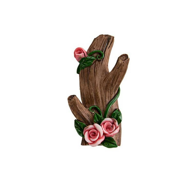 Simulated Flower Branch Wall Hook Clothes Hats Wall Hanger ...