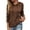 Brown, variant on Vedolay Cute Sweatshirts Long Sleeve Shirts for Women 2023 Crewneck Casual Workout Loose Oversized Sweatshirts,Brown XL