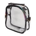 thumbnail image 1 of Transparent Handbag, Waterproof Shopping Bag Large Capacity With Adjustment Strap For Traveling For Shopping, 1 of 8