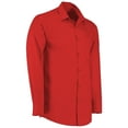 thumbnail image 2 of Kustom Kit Mens Long Sleeve Poplin Shirt, 2 of 3