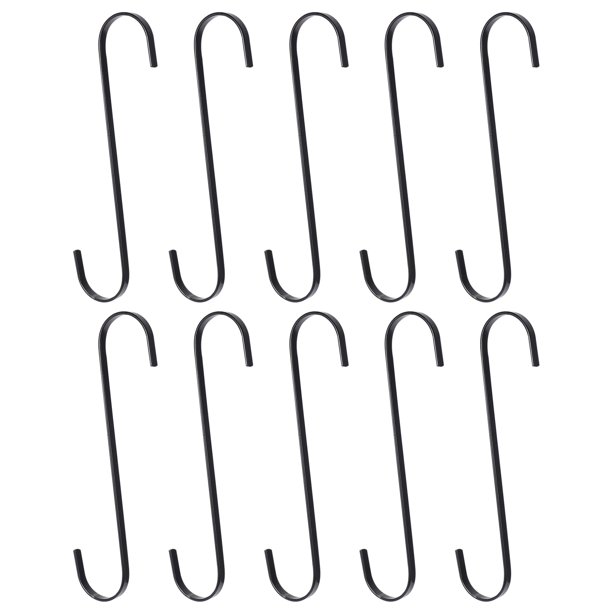 10 Pack Extra Large 10 Inch Long S Hooks for Hanging Plant,Basket,Tree