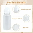 thumbnail image 5 of ACDANC 2Pcs Frosted Glass Roller Bottles 50Ml Essential Oil Roller Bottles Empty Reusable Deodorant Bottle Roll-On Containers Leak-Proof Refillable Sample Pots, 5 of 7