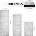 thumbnail image 2 of Boho Kitchen Rugs Sets of 3 Non Slip Rubber Kitchen Mats for Floor Machine Washable Runner Rug Set for Kitchen Laundry Room Entryway Grey, 2 of 6