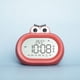thumbnail image 2 of Temporizador visual recargable, reloj despertador de boca grande, 3 alarmas, reloj con pantalla grande LED fuerte con puerto de carga USB, (rojo), 2 of 5