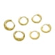 thumbnail image 1 of 3 pares de pendientes geométricos para mujer Pendientes de metal con pedrería Joyas para novias Regalo Joyas minimalistas Pendientes de aro entrelazados dorados para mujer, 1 of 7