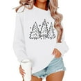 thumbnail image 4 of Christmas Tree Sweatshirts for Women 2025 Long Sleeve Crewneck Pine Tree Graphic Sweatshirt Xmas Holiday Pullover Tops, 4 of 7