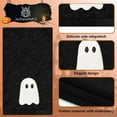 thumbnail image 4 of 2 Pack Halloween Hand Black White Ghost Dish Towel for Bathroom Kitchen Cleaning Towel Gift Set, 16x24 inch, 4 of 5