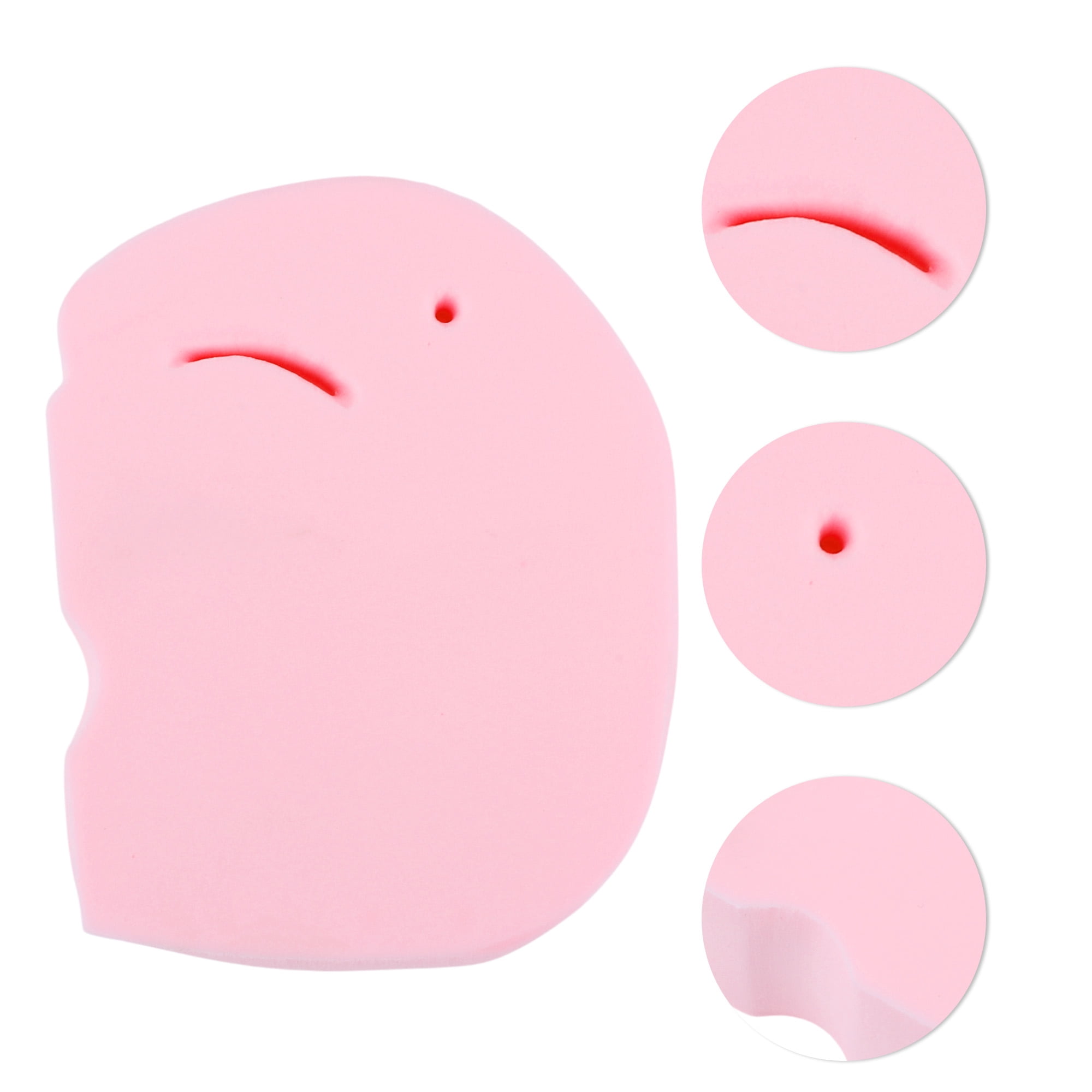 Unique Bargains Elephant Shape Bath Sponge Body Scrubber 1 Pc Pink