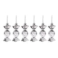 thumbnail image 1 of Conjunto de decoraciones ligeras para árboles de Navidad Ounissouiy 6 piezas plata, 1 of 6