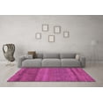 thumbnail image 3 of Ahgly Company Indoor Square Abstract Purple Modern Area Rugs, 6' Square, 3 of 4