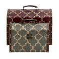 thumbnail image 2 of Benzara 91820 Wood Vinyl Box, Set of 2, 2 of 2