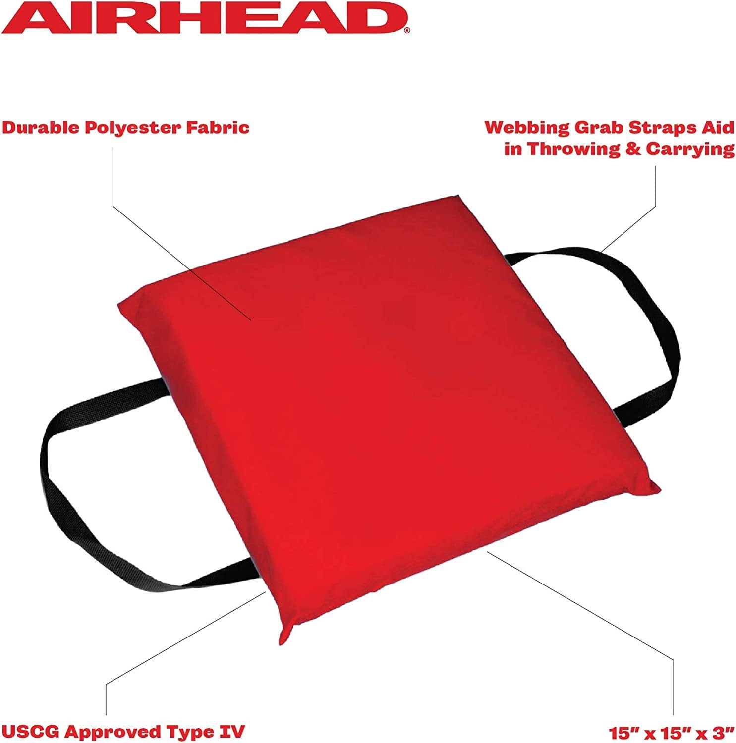 Type 4 Boat Cushion Red