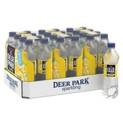Deer Park Sparkling Water, Lemon, 16.9 oz. Bottles (24 Count)
