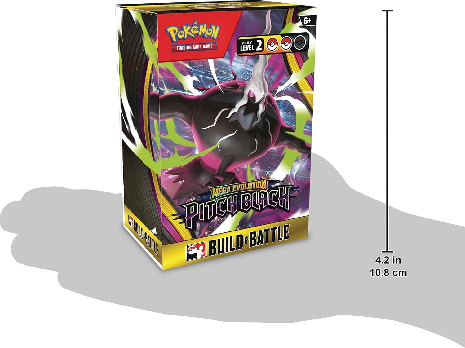 Pokemon Mega Evolution Pitch Black Build & Battle Deck Box