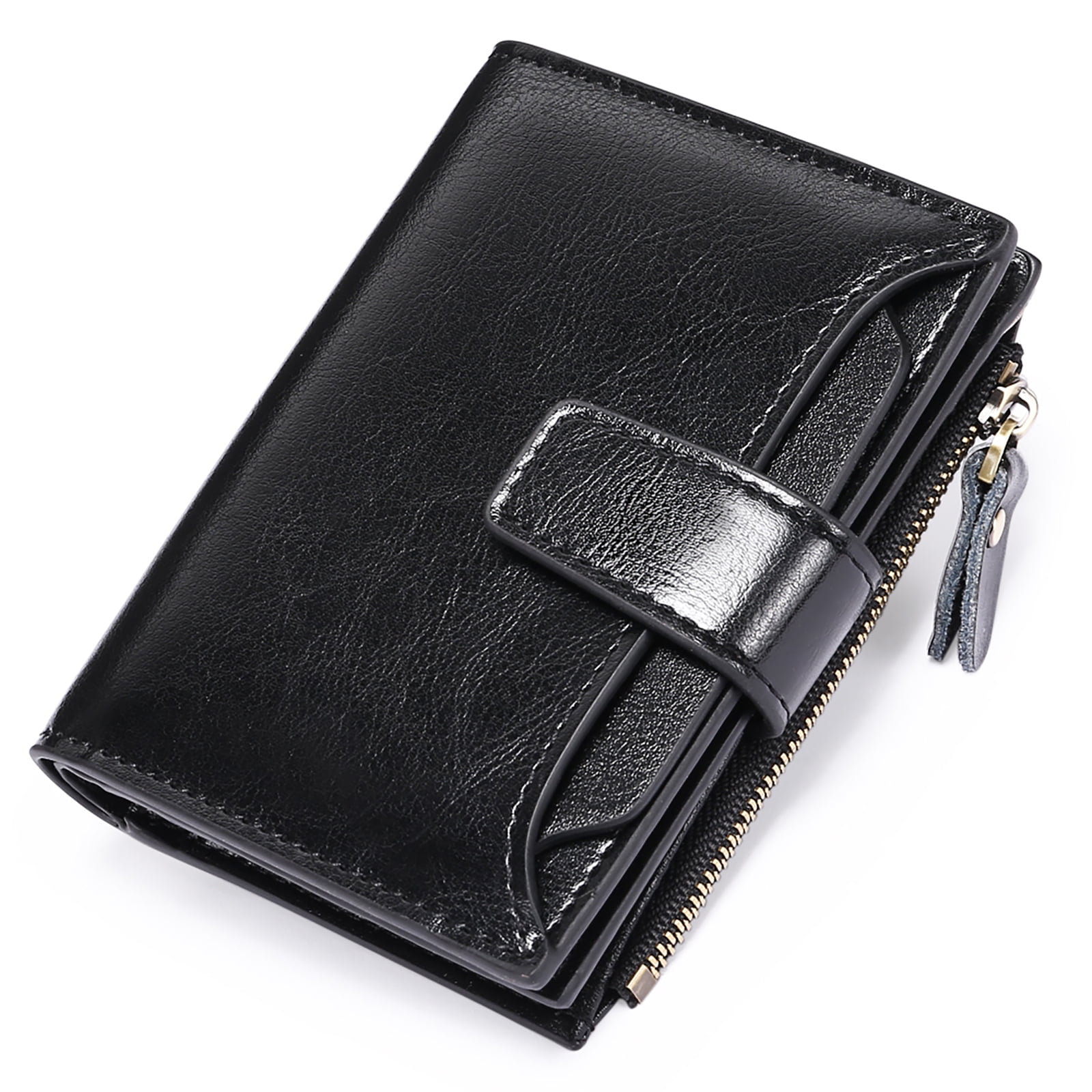 FALAN MULE Small Wallet for Women Genuine Leather Bifold Purse RFID ...