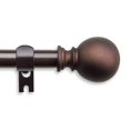 thumbnail image 4 of Rod Desyne Luna Curtain Rod, 48-84", Cocoa, 4 of 5