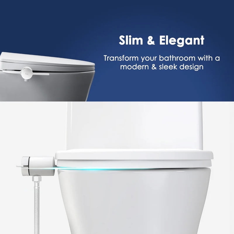 Inus M3c1-9xus Dual Nozzle Bidet Attachment for Existing Toilets Seat